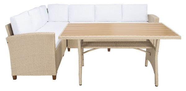Jovita 3pc Corner Set/Beige