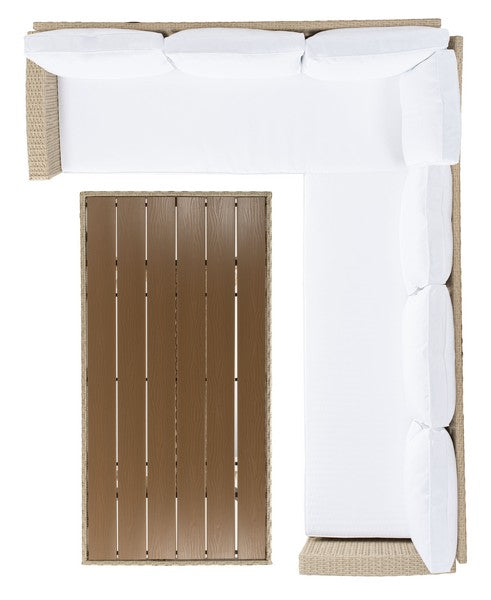 Jovita 3pc Corner Set/Beige