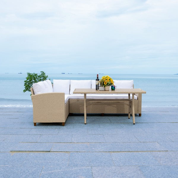 Jovita 3pc Corner Set/Beige