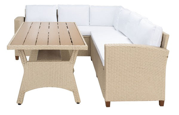 Jovita 3pc Corner Set/Beige