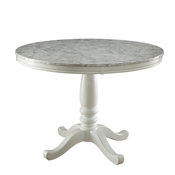 Furniture Of America Kate Marble Round Dining Table - Cool Stuff & Accessories
