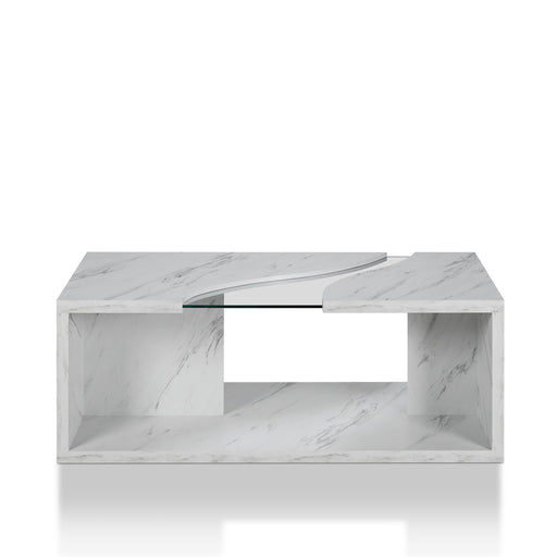 Furniture of America Kansai Modern Marble Coffee Table - Cool Stuff & Accessories