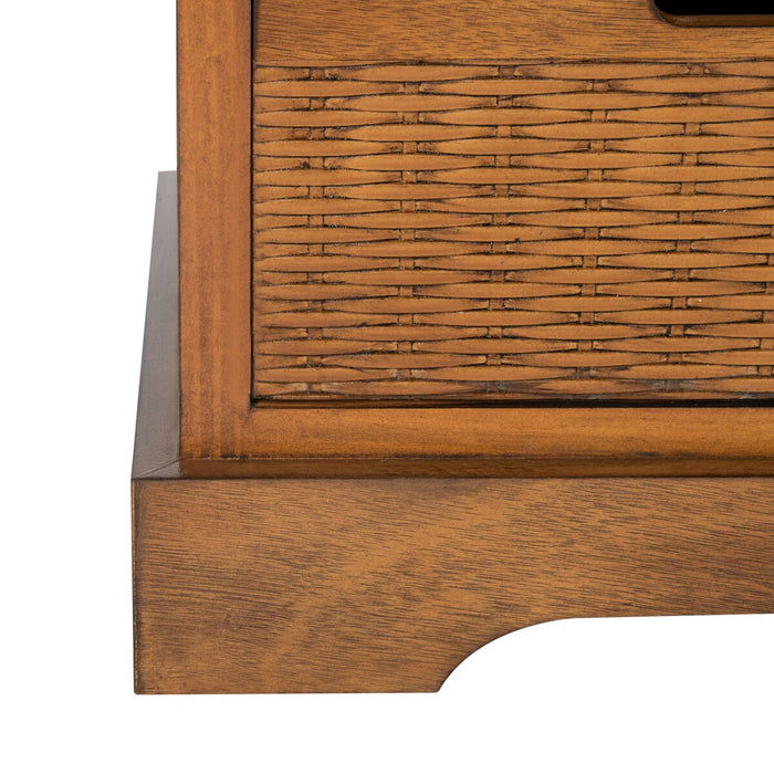 Landers 6 Drawer Storage Unit/ Honey