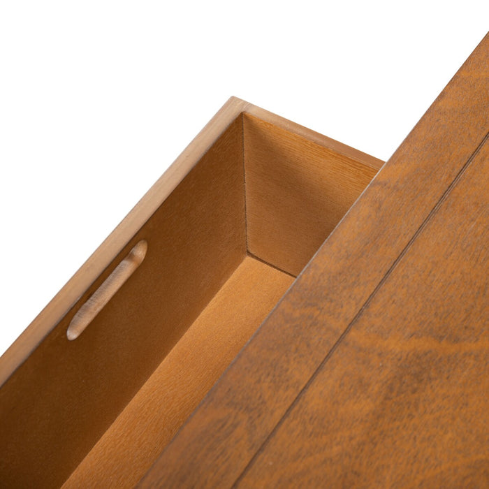 Landers 6 Drawer Storage Unit/ Honey
