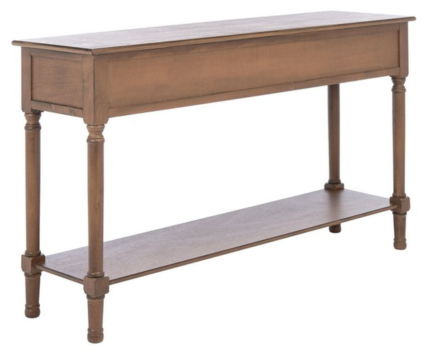 Landers 3 Drawer Console/Brown