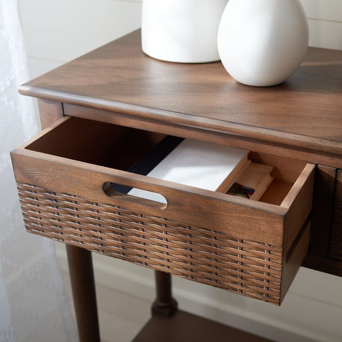 Landers 3 Drawer Console/Brown