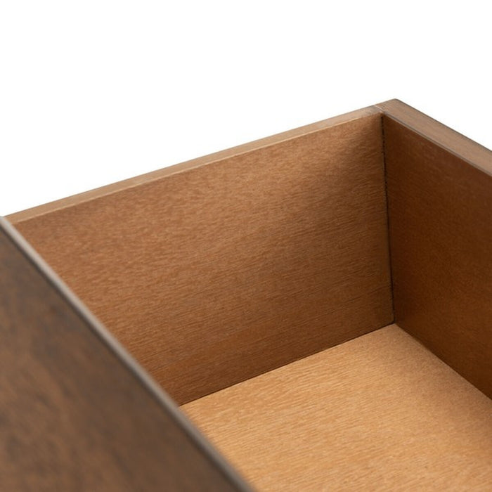 Landers 3 Drawer Console/Brown