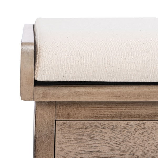 Landers 3 Drawer / Cushion Storage Bench/Sand