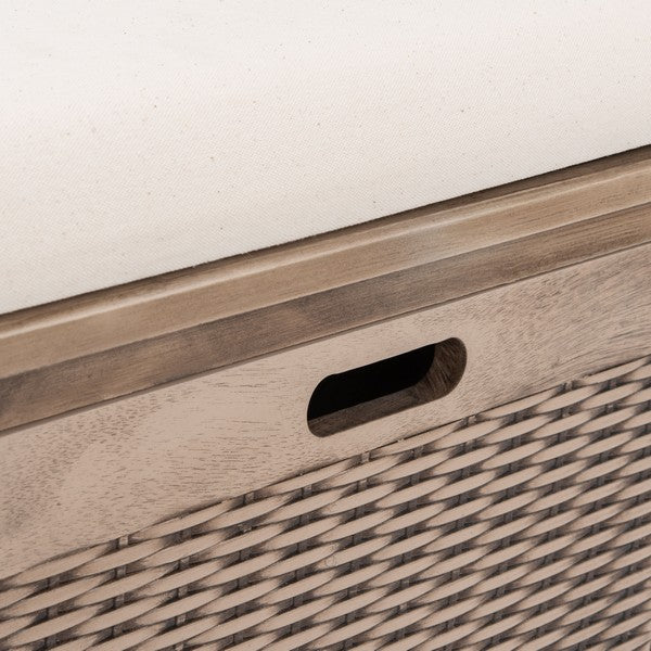 Landers 3 Drawer / Cushion Storage Bench/Sand