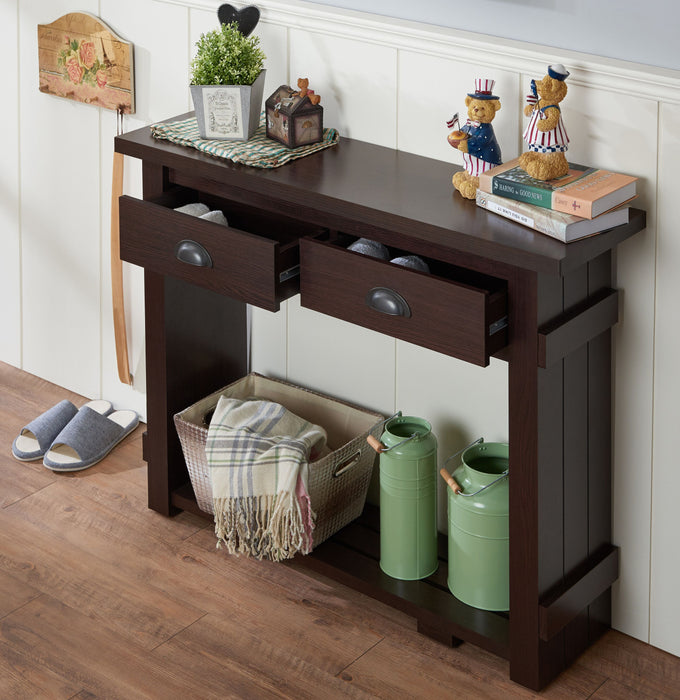 Furniture Of America Larry Mid Century Modern Console Table - Cool Stuff & Accessories