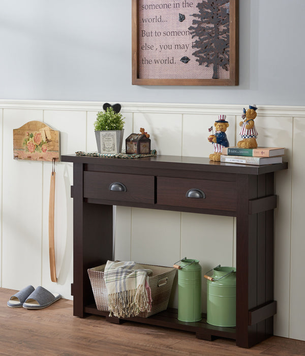 Furniture Of America Larry Mid Century Modern Console Table - Cool Stuff & Accessories