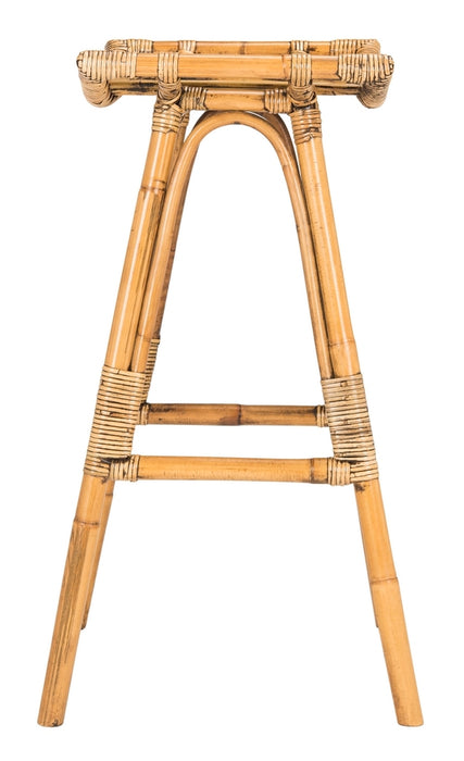 Leda Rattan Bar Stool/ Honey Brown