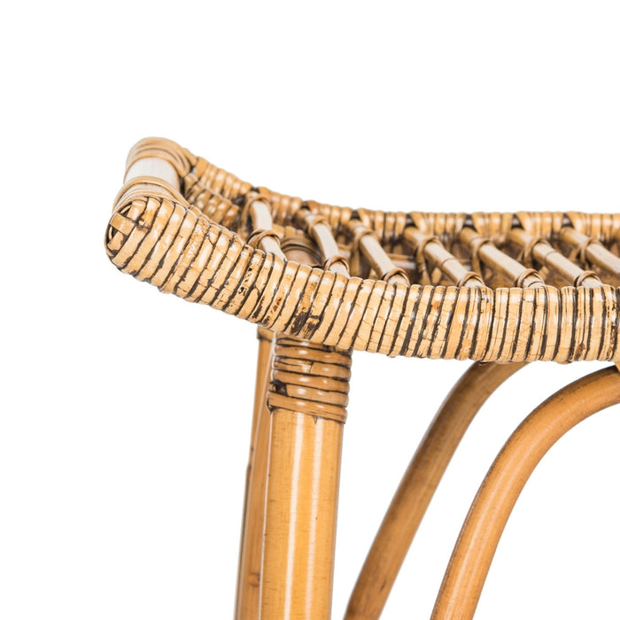 Leda Rattan Bar Stool/ Honey Brown