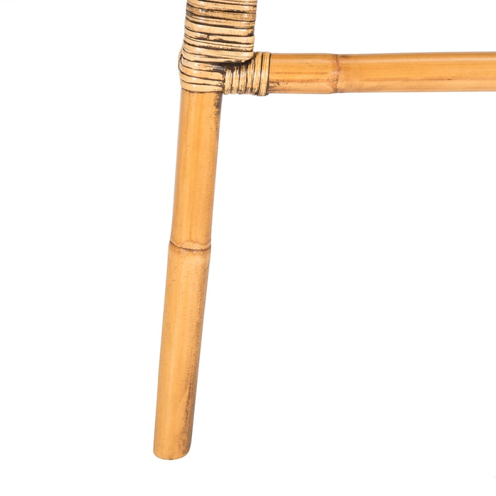 Leda Rattan Bar Stool/ Honey Brown