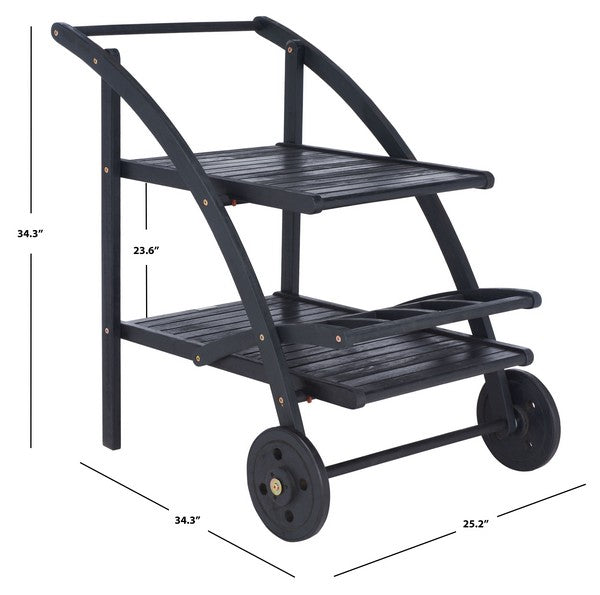 Lodi Tea Cart/Black