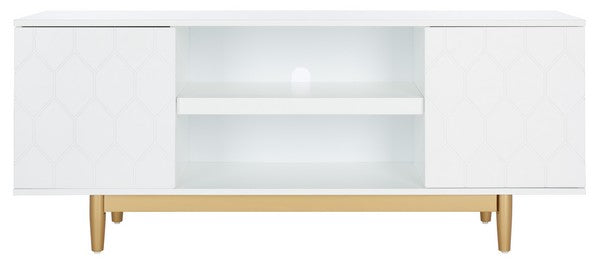 Kit 3 Shelf Patterned Media Stand