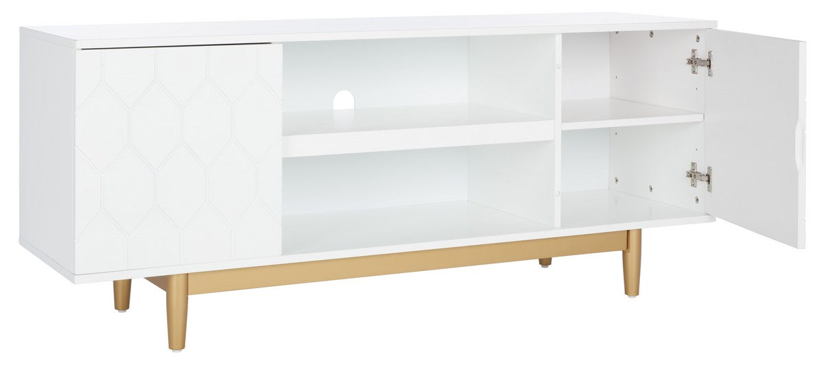 Kit 3 Shelf Patterned Media Stand