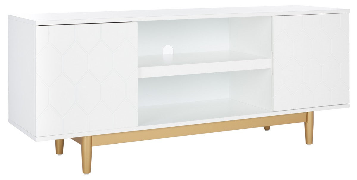 Kit 3 Shelf Patterned Media Stand