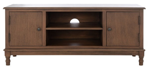 Ozark 2 Door 1 Shelf Media Stand/Brown - Cool Stuff & Accessories