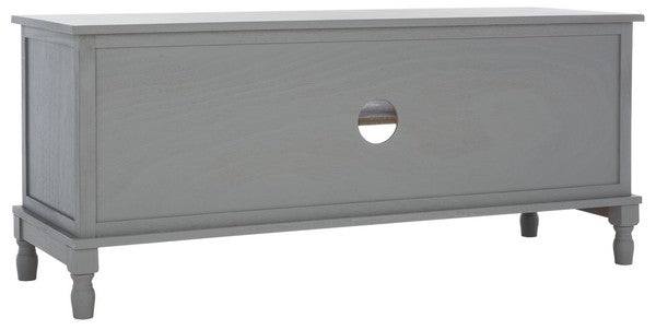 Tate 2 Door 1 Shelf Media Stand/Distressed Grey