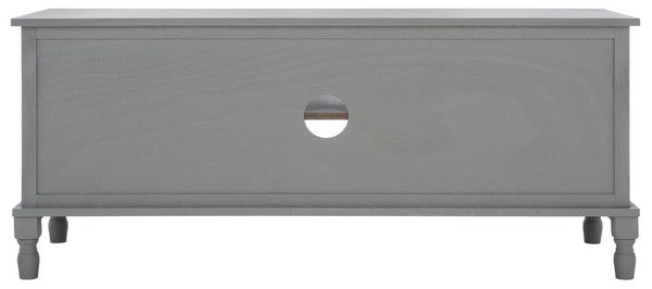 Tate 2 Door 1 Shelf Media Stand/Distressed Grey