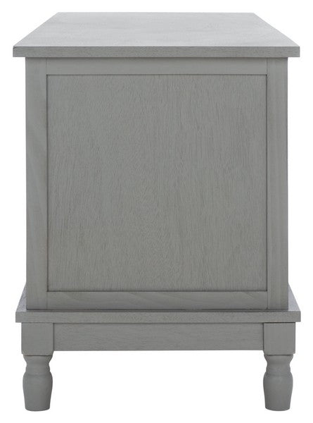 Tate 2 Door 1 Shelf Media Stand/Distressed Grey