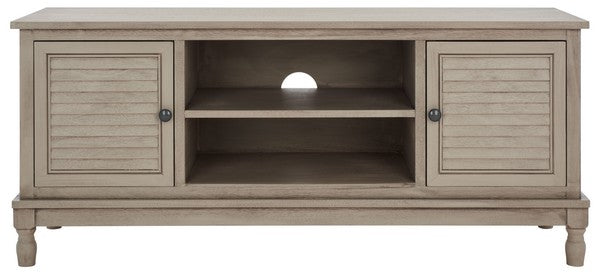 Tate 2 Door 1 Shelf Media Stand/Greige