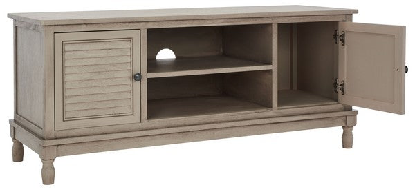 Tate 2 Door 1 Shelf Media Stand/Greige