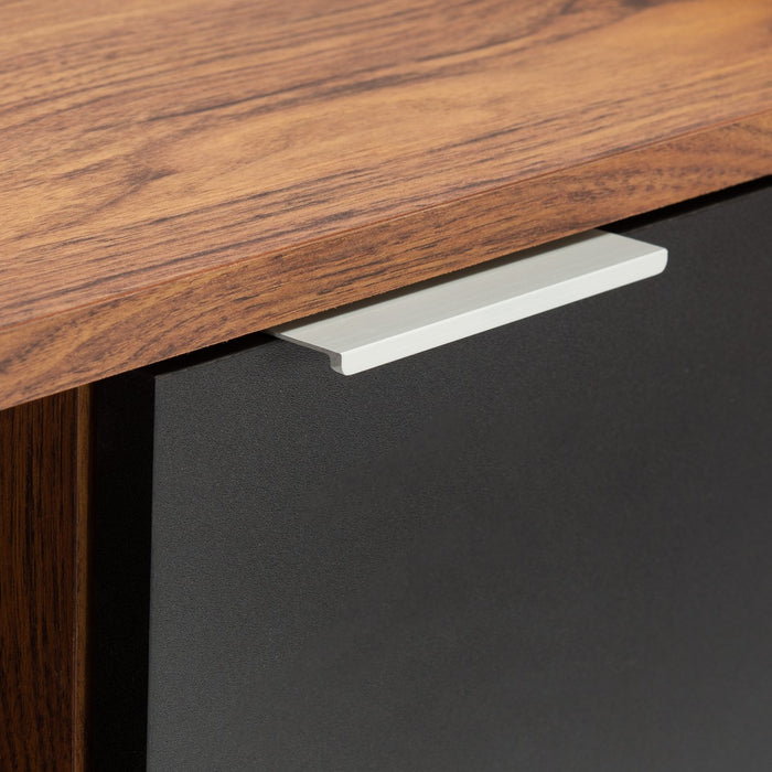 Diara 2 Shelf 2 Door Media Stand/Walnut - Cool Stuff & Accessories