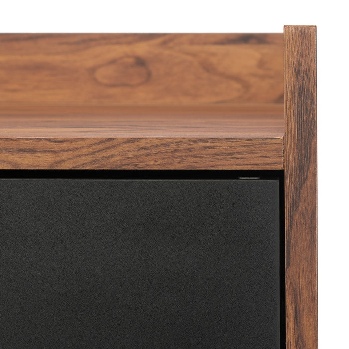 Diara 2 Shelf 2 Door Media Stand/Walnut - Cool Stuff & Accessories