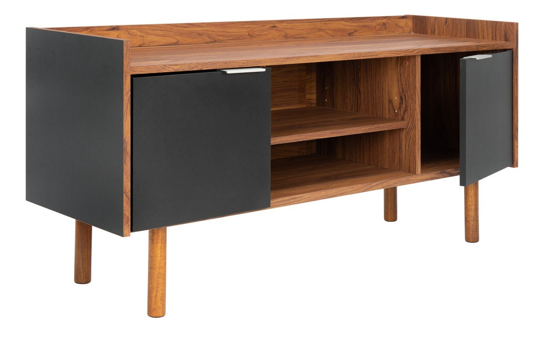 Diara 2 Shelf 2 Door Media Stand/Walnut - Cool Stuff & Accessories