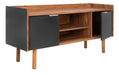 Diara 2 Shelf 2 Door Media Stand/Walnut - Cool Stuff & Accessories