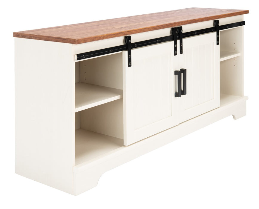 Braelynn 2 Shelf 2 Door Media Stand - Cool Stuff & Accessories