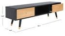 Beatrix 2 Drawer 1 Shelf Media Stand - Cool Stuff & Accessories