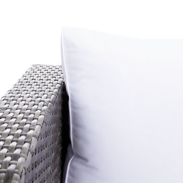 Madalina Living Set/Grey Brown / White