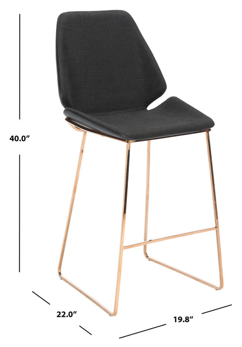 Masami Counter Stool/Black Gold