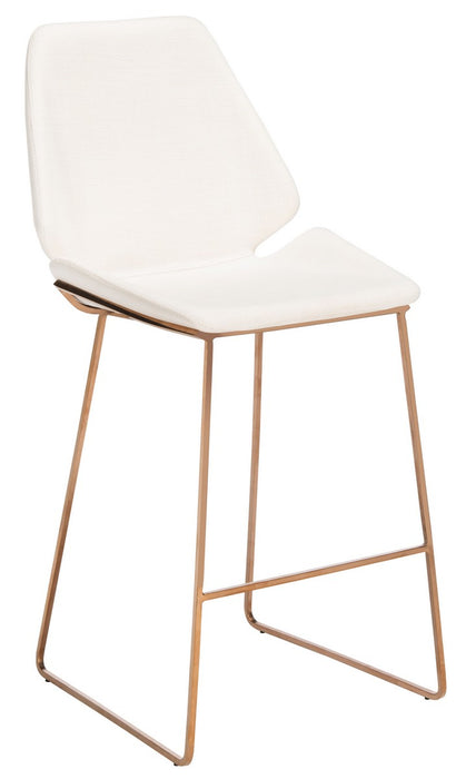 Masami Counter Stool/White Gold