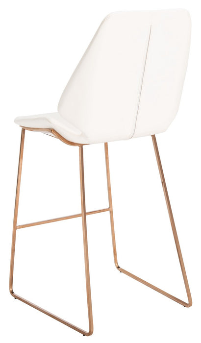 Masami Counter Stool/White Gold