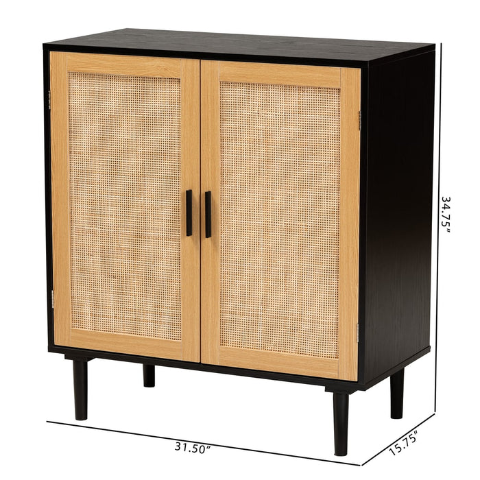 Maureen Rattan 2 Door Storage Cabinet