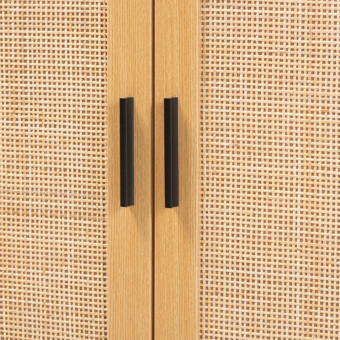 Maureen Rattan 2 Door Storage Cabinet