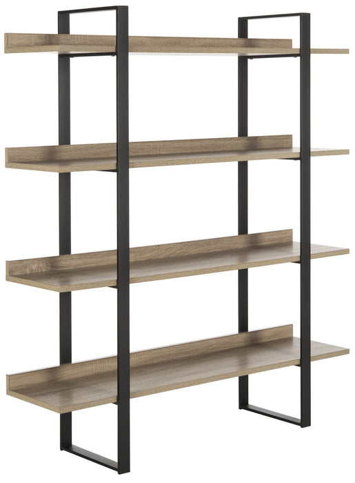 Melissa Retro Mid Century 4 Tier Etagere/Oak Black