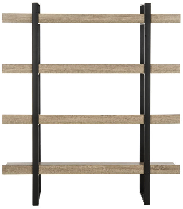 Melissa Retro Mid Century 4 Tier Etagere/Oak Black