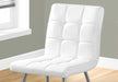 White Leather Dining Chair Set of 2 - Cool Stuff & Accessories
