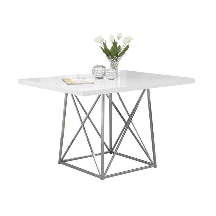 White Wood Dining Table - Cool Stuff & Accessories