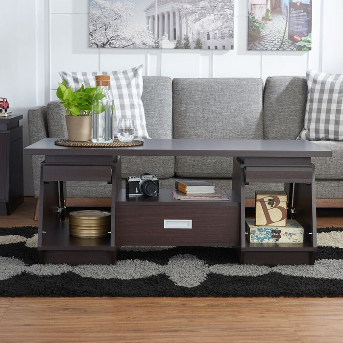 Furniture of America Moshe Rectangle Coffee Table With Storage - Cool Stuff & Accessories