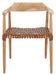 Munro Leather Woven Accent Chair/natural - Cool Stuff & Accessories