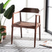 Munro Leather Woven Accent Chair/Walnut - Cool Stuff & Accessories