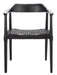 Munro Leather Woven Accent Chair/Black - Cool Stuff & Accessories