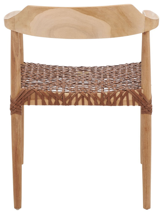 Munro Leather Woven Accent Chair/natural - Cool Stuff & Accessories