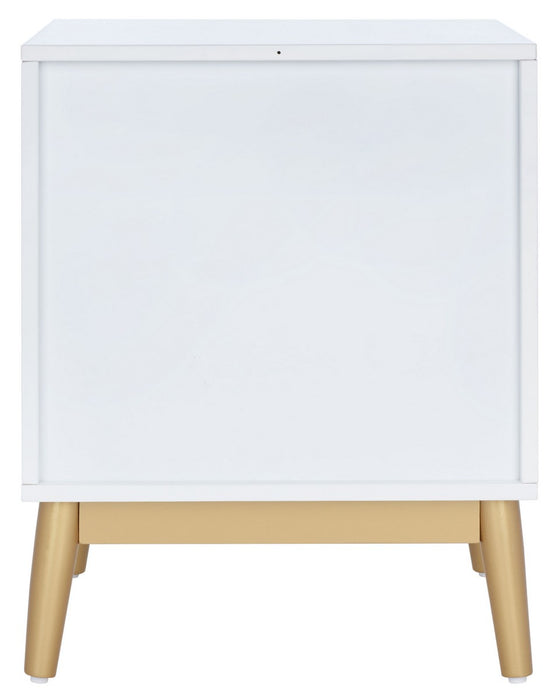 Wilfred 2 Drawer Patterned Night Stand